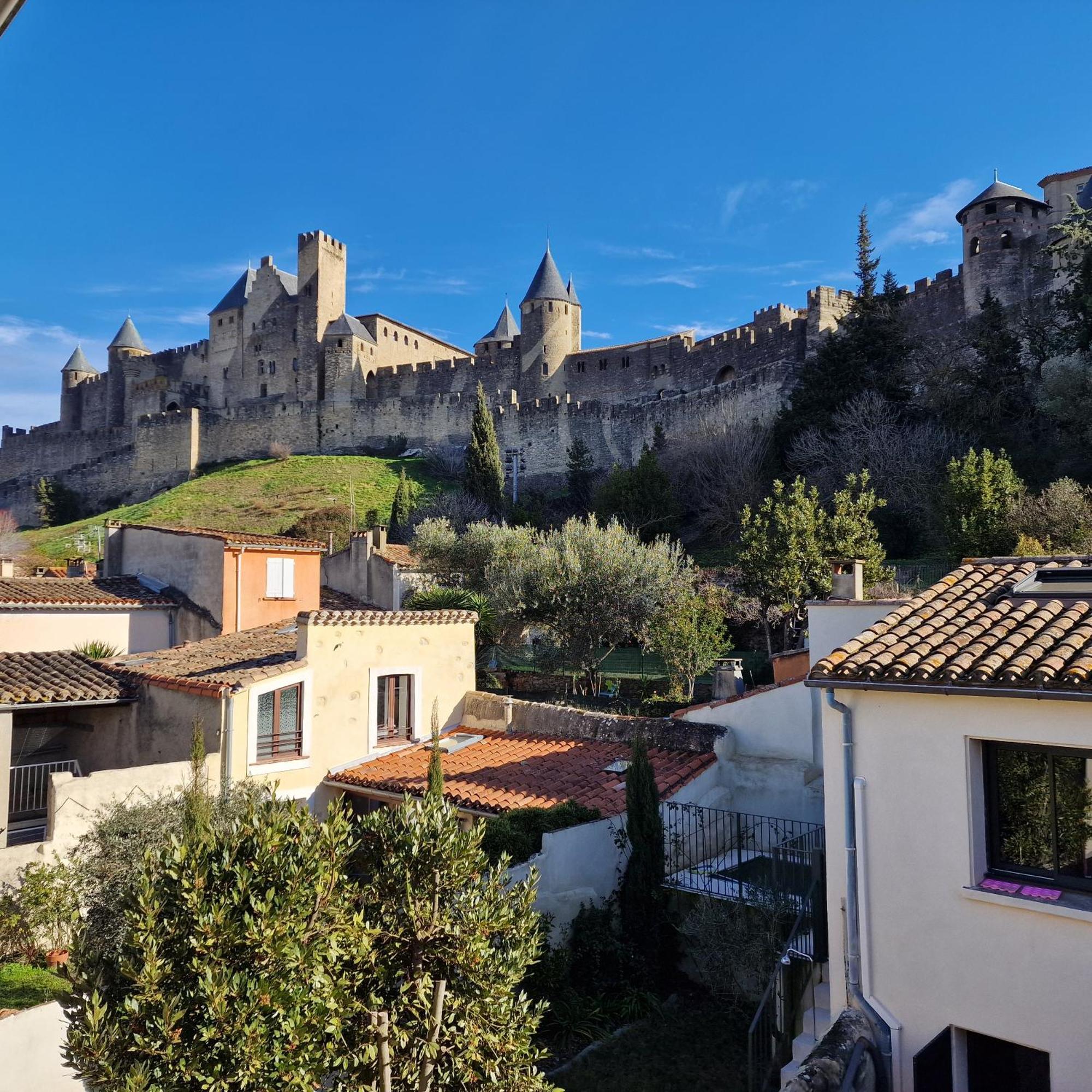 Montez Au Creneau, Face A La Cite Vue Sublime Apartment Carcassonne Ngoại thất bức ảnh